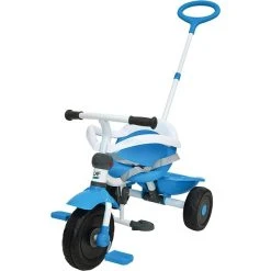 Jouet Club Triciclo Comfort Evolutivo Blu Con Timone