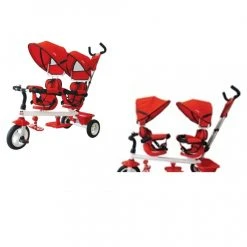 IMPORT Triciclo Gemellare Per Bambini