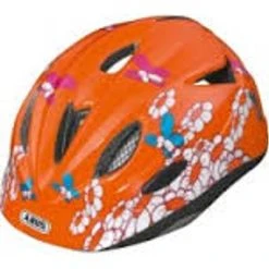 IMPORT Casco Bici Rookie Farfalle Arancio Tg 46-52