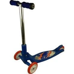 IMPORT Monopattino X.X.Treme 3 Ruote "Kiddy Scooter Blu/Arancio"