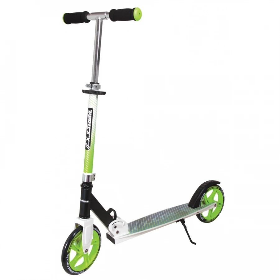 GIOCHERIA XXtreme Monopattino Green Stripes 205 Mm, TÜV/GS 3 GIOCHERIA XXtreme Monopattino Green Stripes 205 Mm, TÜV/GS