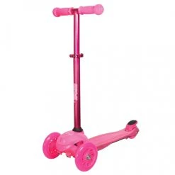 GIOCHERIA Monopattino 3 Ruote Rosa Con Led