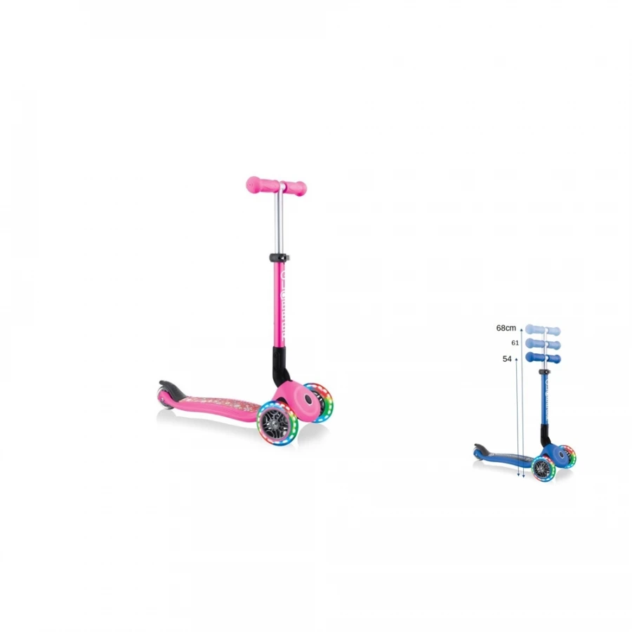 IMPORT Monopattino Globber 3 Ruote Rosa Pieghevole 3 IMPORT Monopattino Globber 3 Ruote Rosa Pieghevole