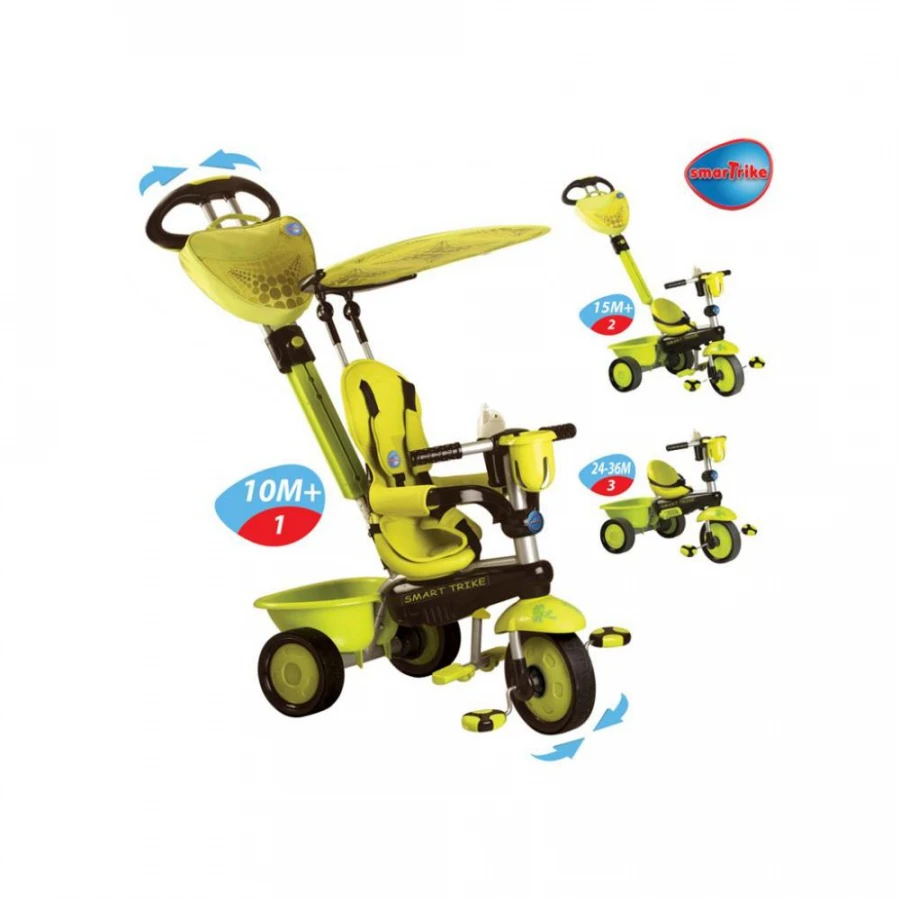 IMPORT Triciclo Smart Trike Zoo Rana Verde 3 IMPORT Triciclo Smart Trike Zoo Rana Verde