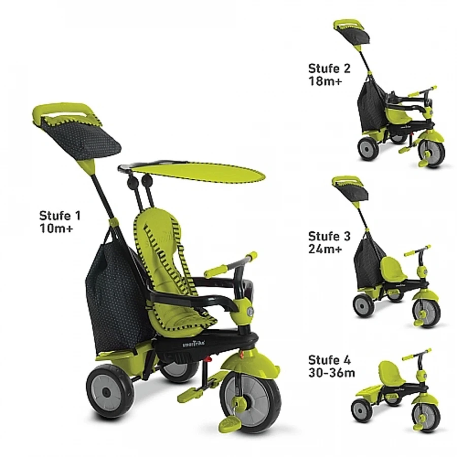 IMPORT Triciclo Smart Trike Verde Fluo 3 IMPORT Triciclo Smart Trike Verde Fluo