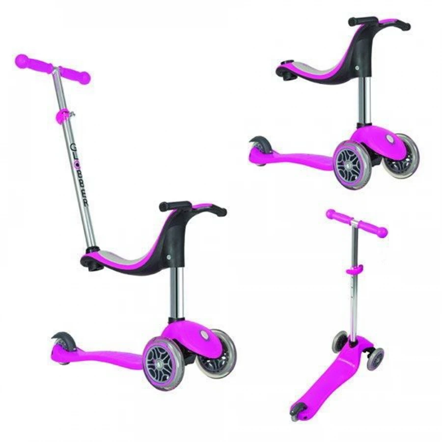 IMPORT Monopattino Evolutivo Globber Go Up Sporty Deep Pink 3 IMPORT Monopattino Evolutivo Globber Go Up Sporty Deep Pink