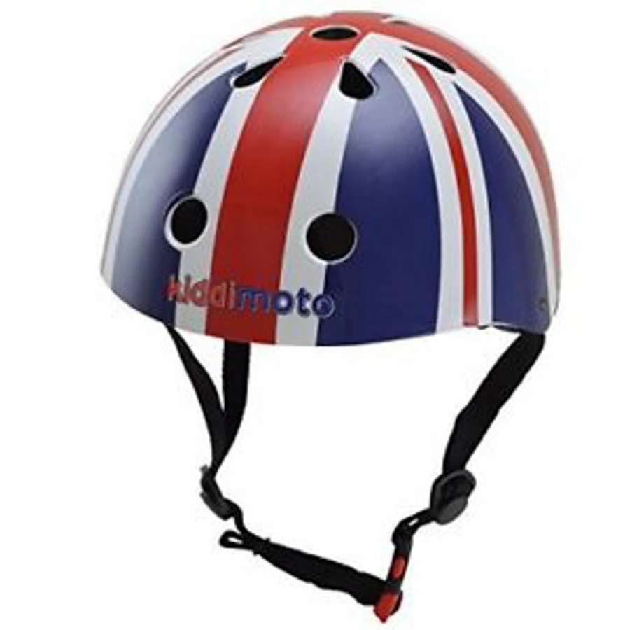 Kiddimoto Casco Bici Bandiera Inglese Tg. M 3 Kiddimoto Casco Bici Bandiera Inglese Tg. M