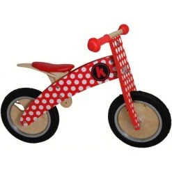 IMPORT Bici Pedagogica Red Dotty Kiddimoto