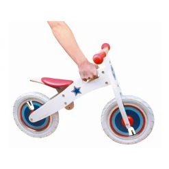 IMPORT Bici Pedagogica Senza Pedali Bianca Con Stelle 9 IMPORT Bici Pedagogica Senza Pedali Bianca Con Stelle -Legler negozio 5414561814351 2 900x900 1