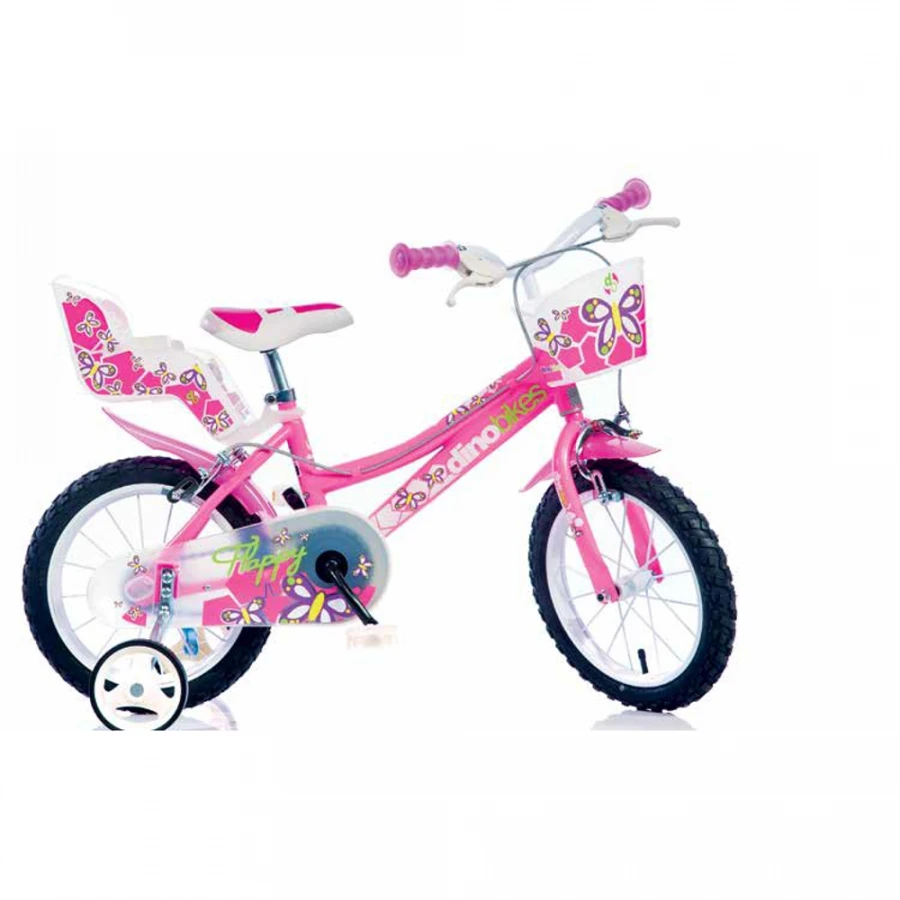 Bicicletta 14" Flappy Girl Dino Bikes 3 Bicicletta 14" Flappy Girl Dino Bikes