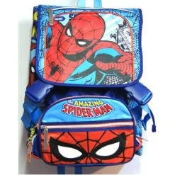 IMPORT Zaino Scuola Estensibile Spiderman