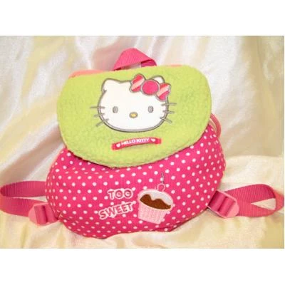 Zainetto "Too Sweet Green" Hello Kitty 3 Zainetto "Too Sweet Green" Hello Kitty