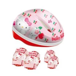 GIOCHERIA Casco+protezioni Hello Kitty