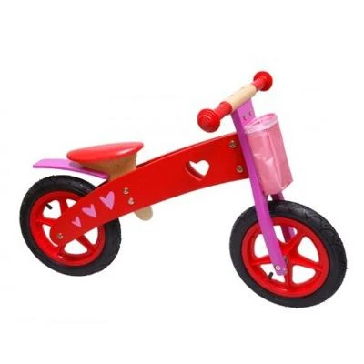 Bici Pedagogica In Legno Senza Pedali Rossa E Rosa Dushi 3 Bici Pedagogica In Legno Senza Pedali Rossa E Rosa Dushi